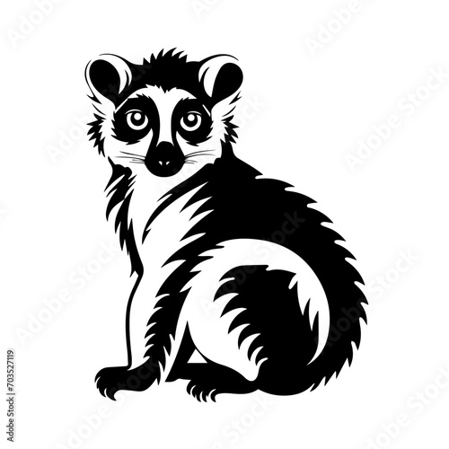 Wild Lemur Vector