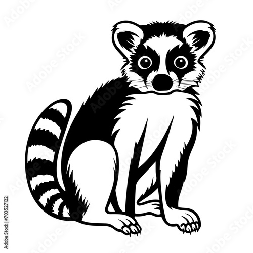 Wild Lemur Vector