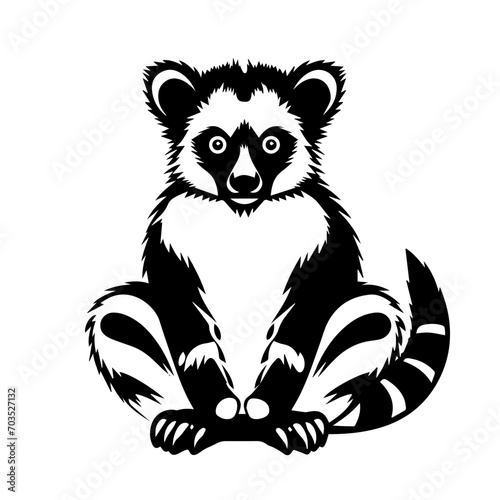 Wild Lemur Vector
