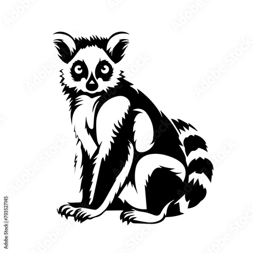 Wild Lemur Vector