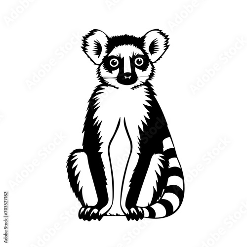 Wild Lemur Vector