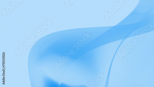 Wallpaper Mural Looped 3D Animation - Blue corporate abstract background of a smooth wavy shape moving slowly in a loop Torontodigital.ca