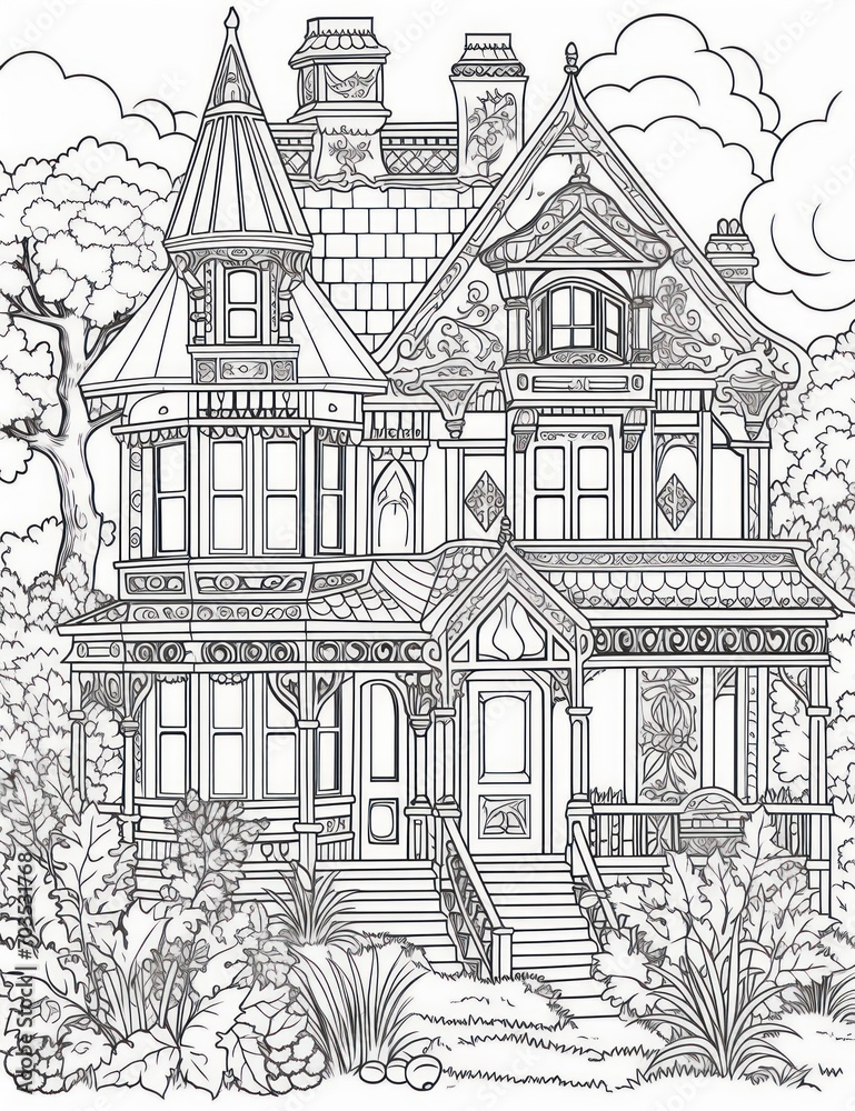 Coloring book page