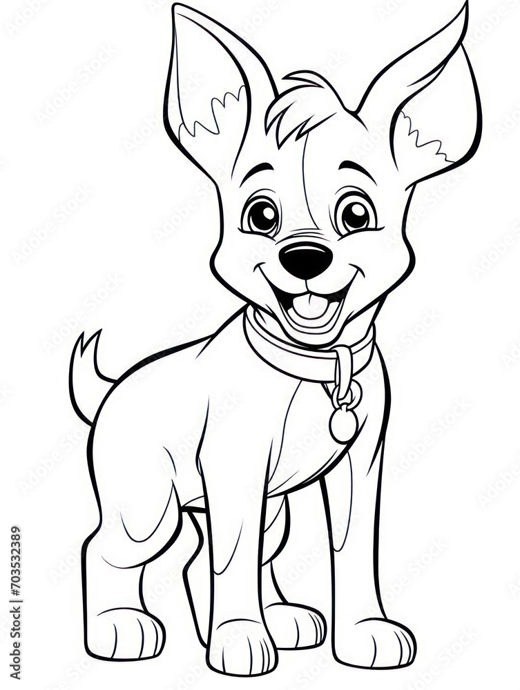 Coloring book page Coloring book page