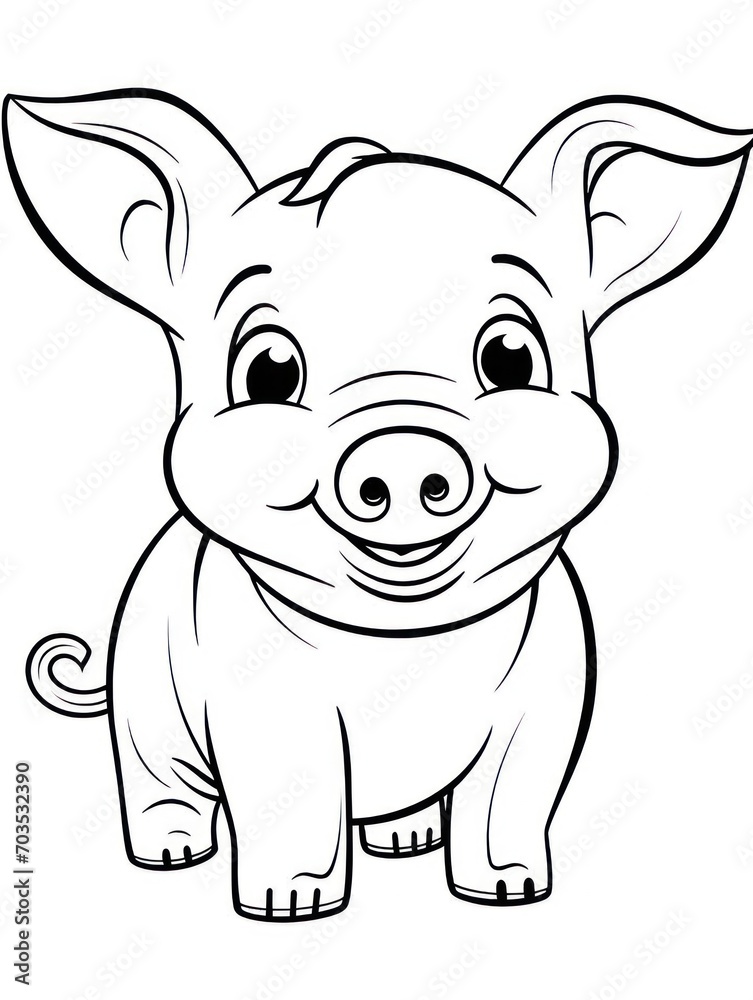 Coloring book page Coloring book page