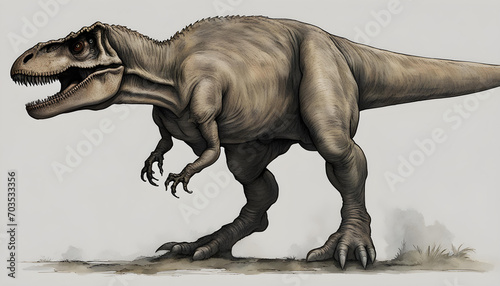 Tyrannosaurus Rex - Prehistoric Dinosaur Illustration © PhotoPhreak