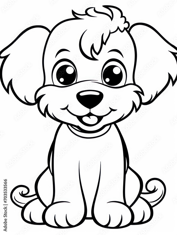 Obraz premium Coloring book page