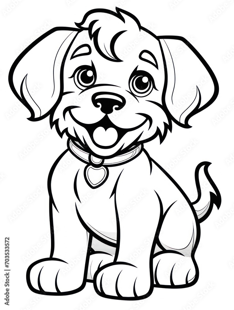 Coloring book page Coloring book page