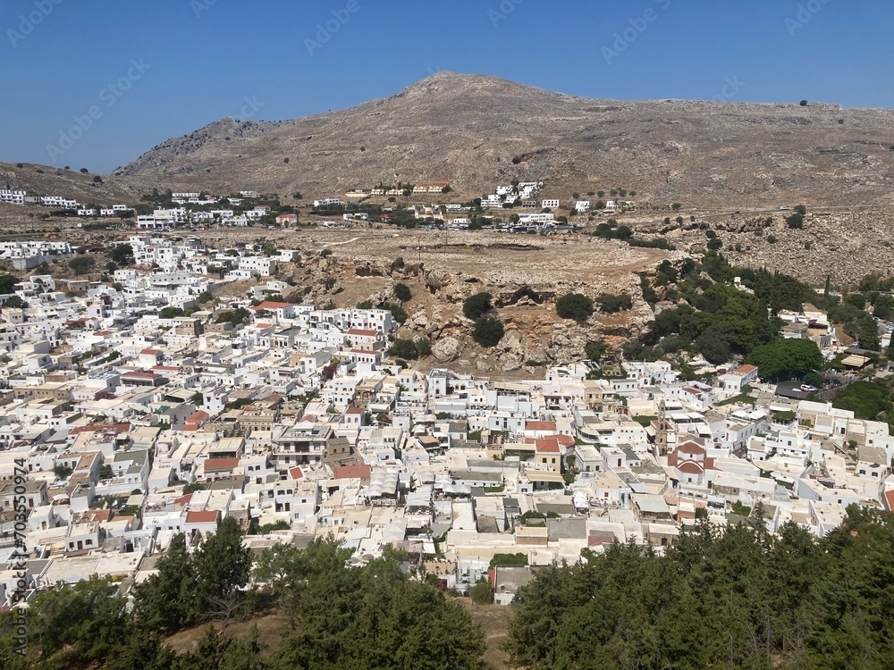 Greece village in the mountains