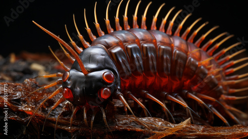 Detailed close up of a centipede © Mehran