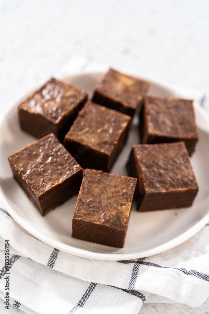Homemade chocolate peanut butter fudge Homemade chocolate peanut butter fudge