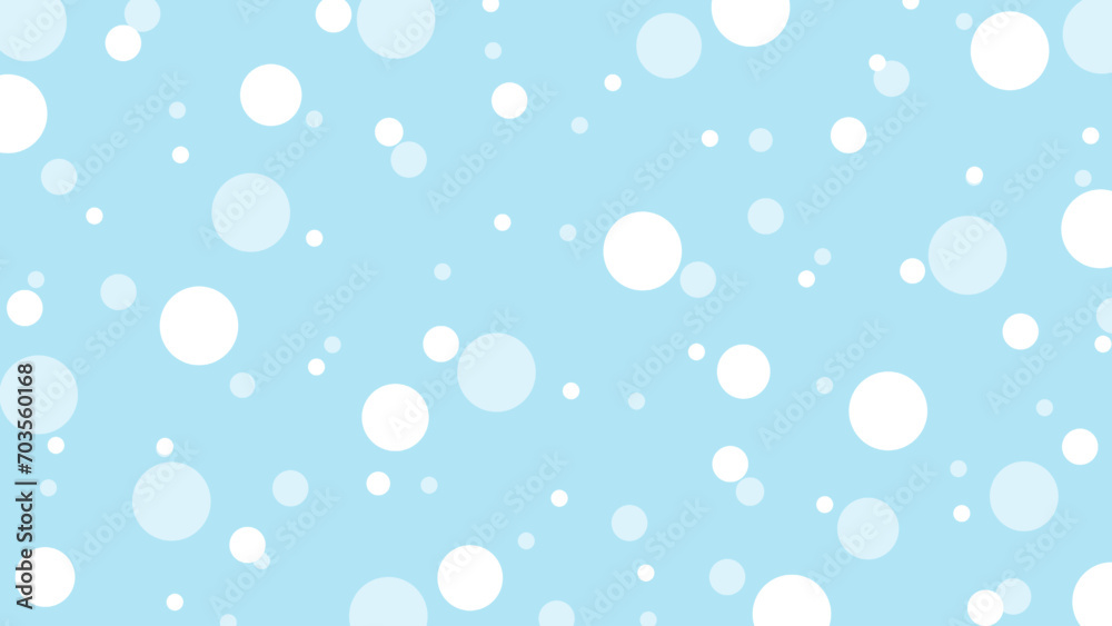 Blue seamless pattern with white dots