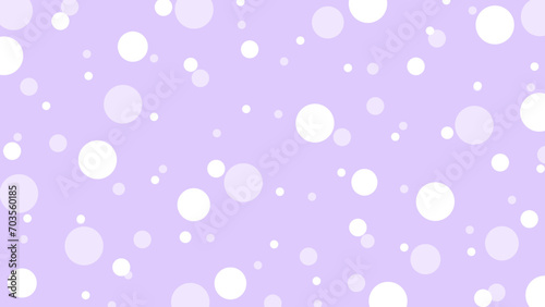 Purple seamless pattern with white dots