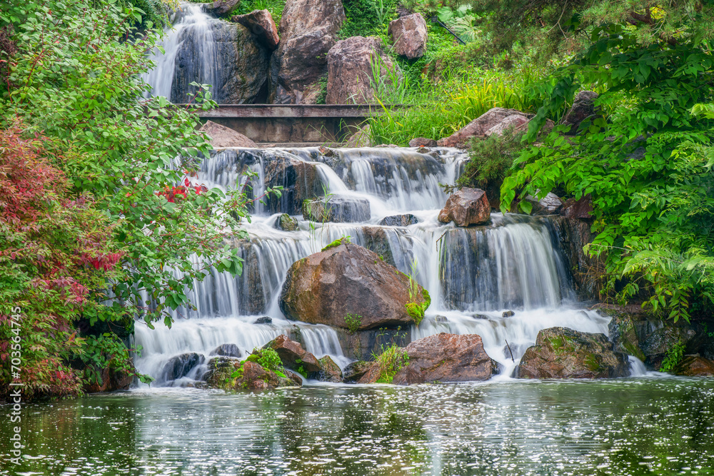 Fototapeta premium waterfall in the park