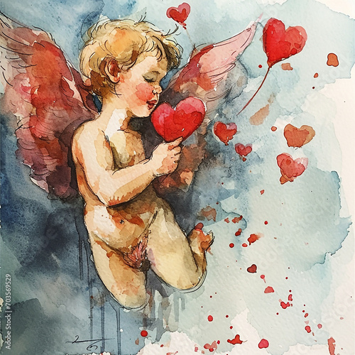 Romantic Gift Card Hearts