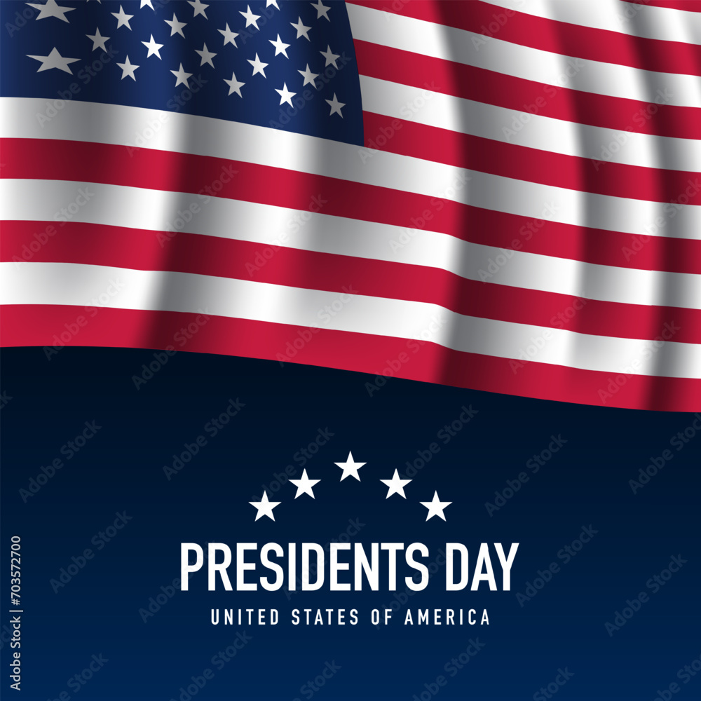 Presidents Day Background Design. Presidents Day Background Design.
