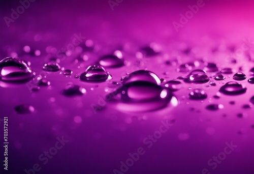 Water drops in pink and purple tones