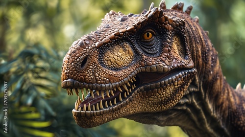 a close up of a dinosaur © progressman