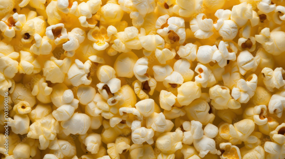 texture background of the popcorn, fast food popular while watching a movie at the cinema texture background of the popcorn, fast food popular while watching a movie at the cinema