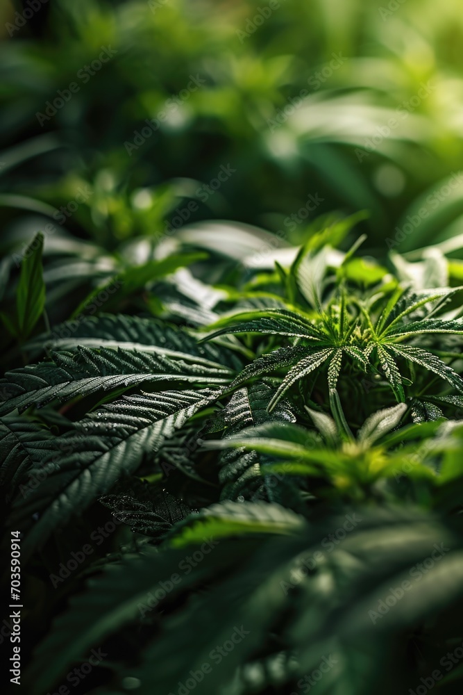 A close-up view of a bunch of green plants. This versatile image can be used in various projects A close-up view of a bunch of green plants. This versatile image can be used in various projects
