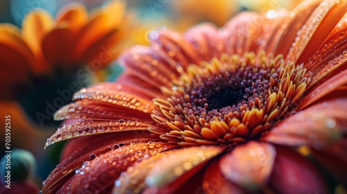 Close-up of a vibrant blooming flower.