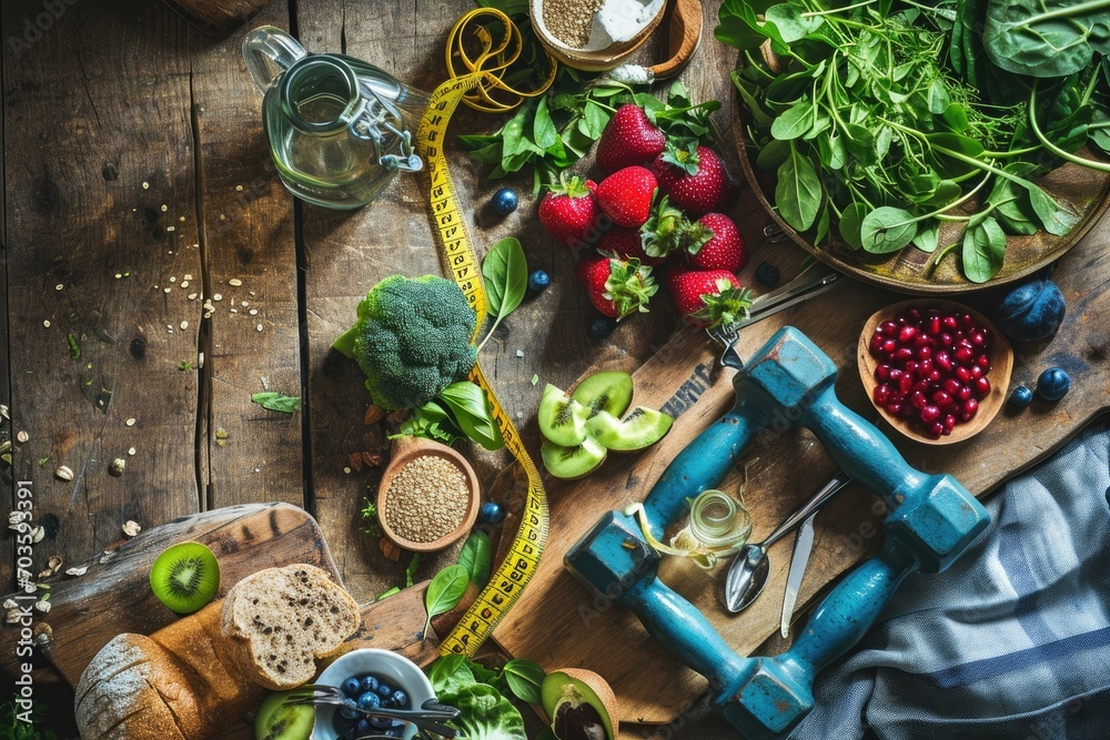 A vibrant display of wholesome produce awaits at the local greengrocer, offering a variety of fresh, natural fruits and vegetables to nourish and energize any diet