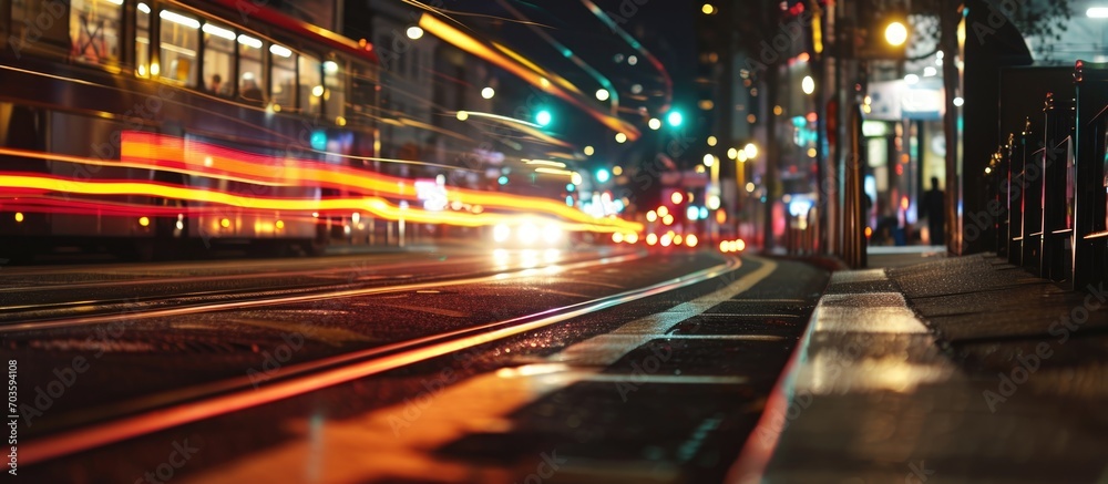 result from a slow shutter speed and moving lights. result from a slow shutter speed and moving lights.