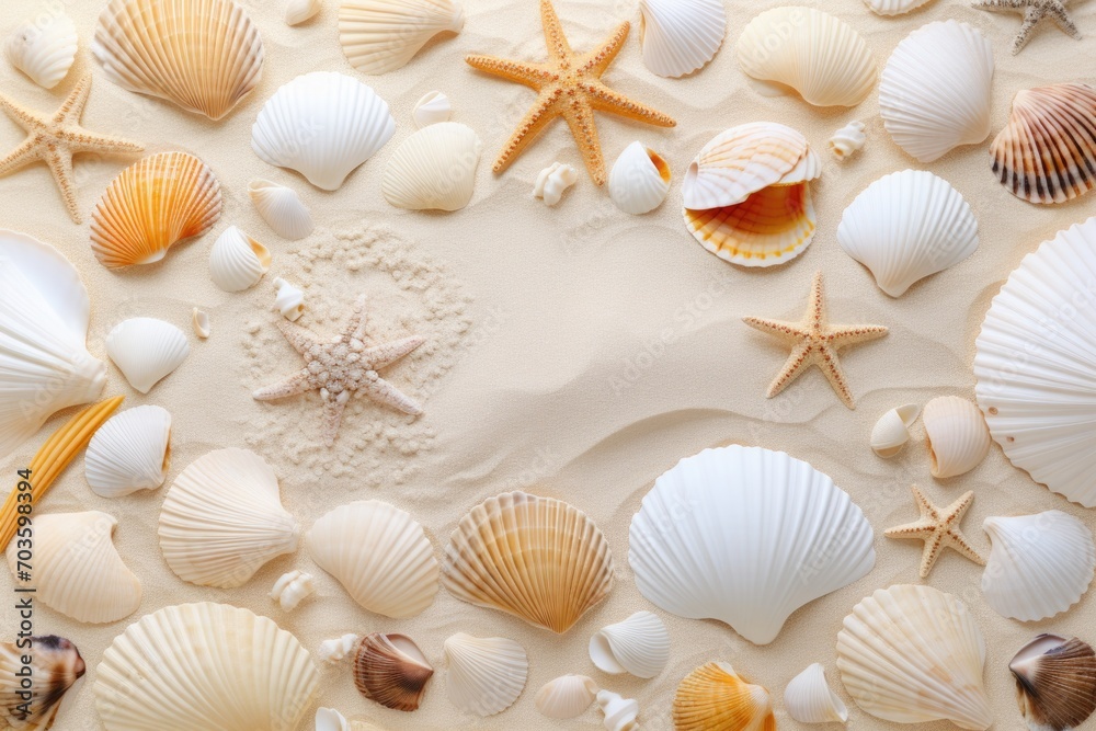 seashell background
