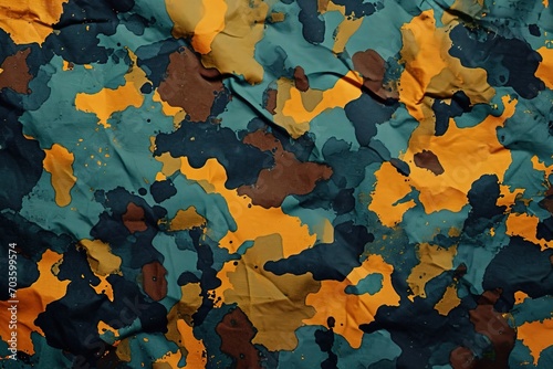 Colorful wallpaper of military texture camouflaged pattern background