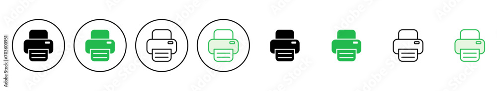 Print icon set. printer icon vector. Print icon set. printer icon vector.