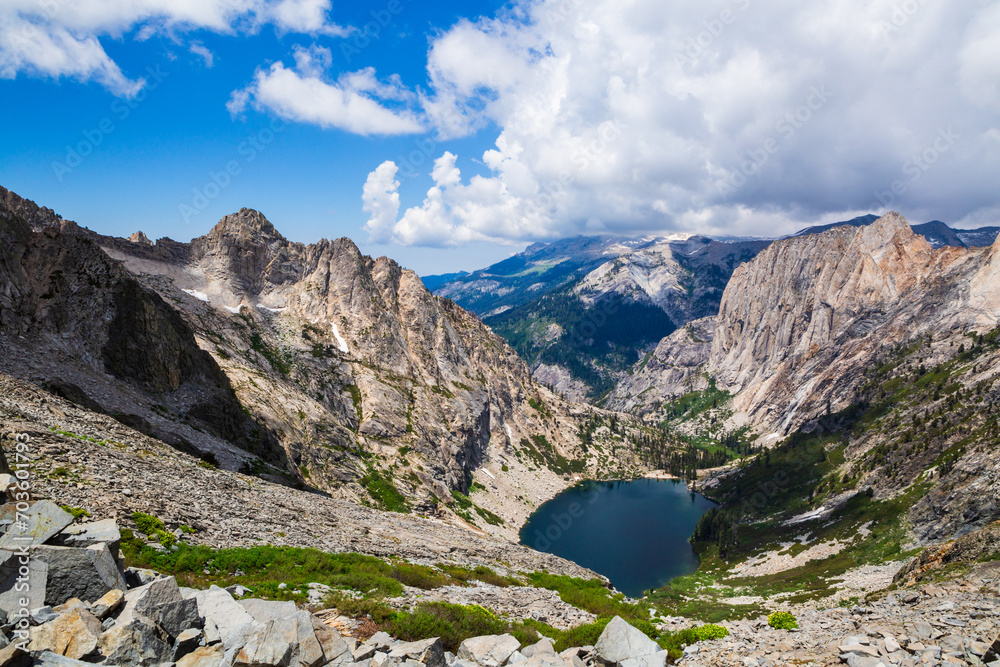 Hamilton lake -High sierra trail, California