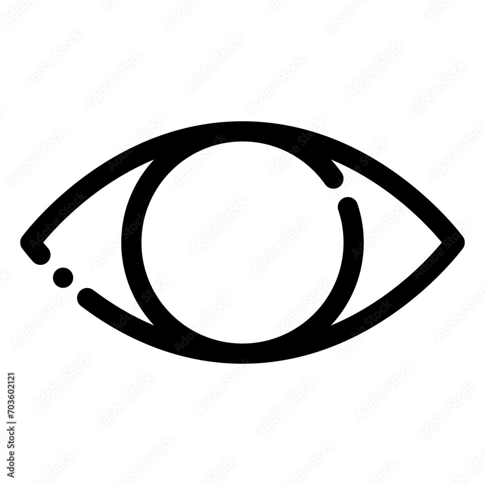view icon in line style view icon in line style