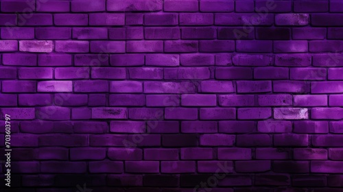 Purple Brick Wall Background