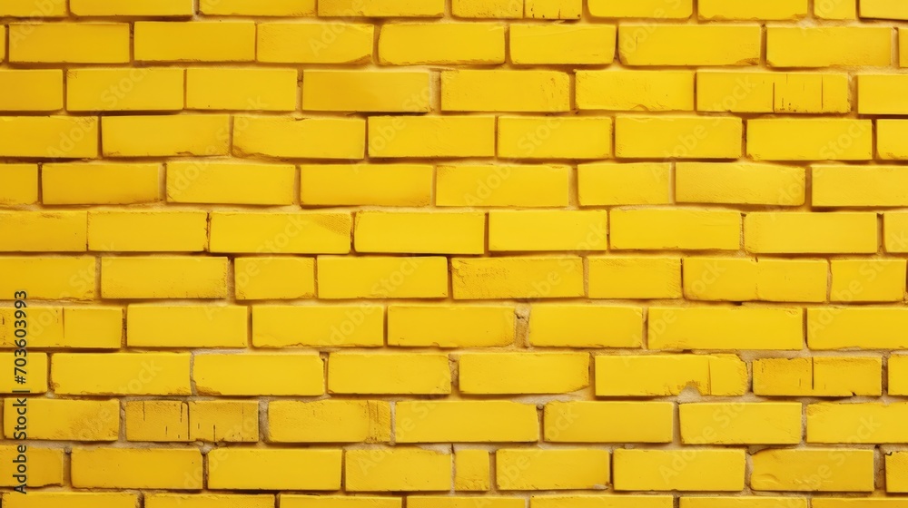 Obraz premium Yellow Brick Wall Background