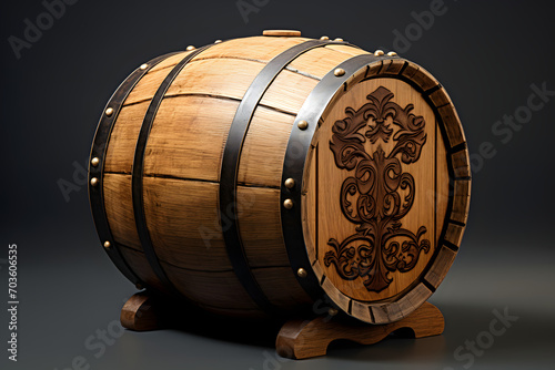 wooden barrel, wood barrel, wooden barrel for storage