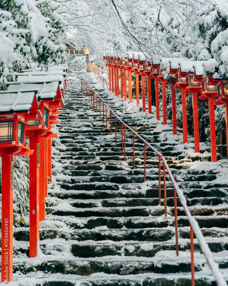 Naklejka premium 京都の神社