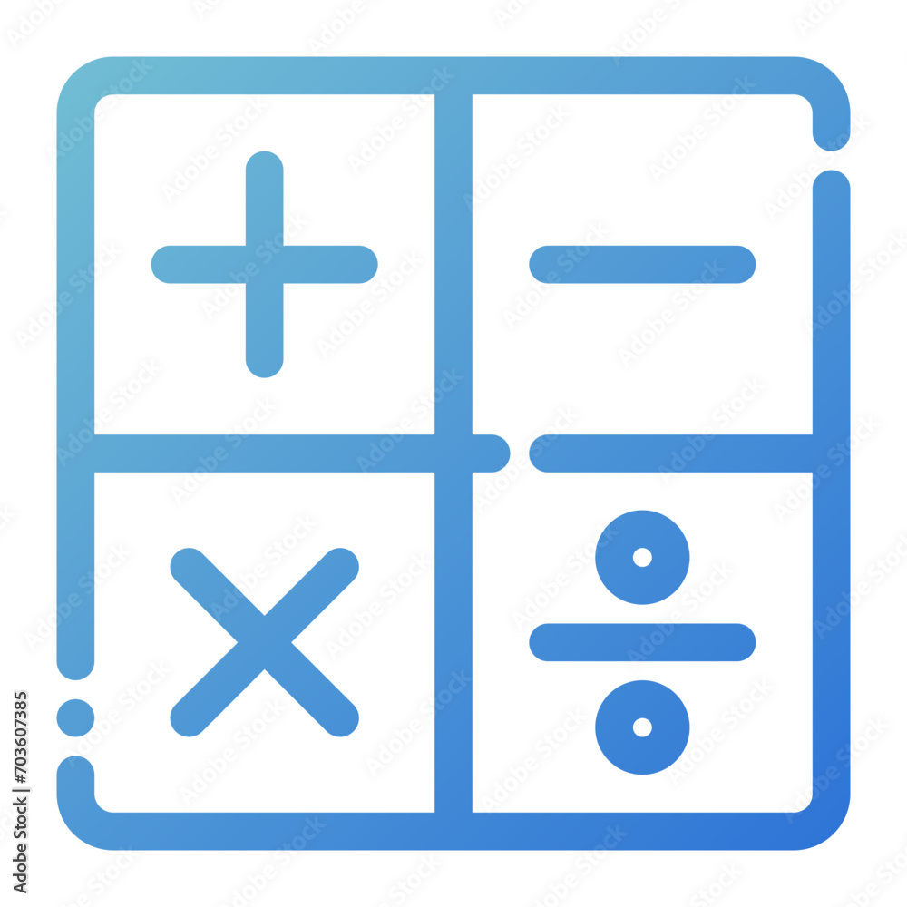 Obraz premium calculate icon