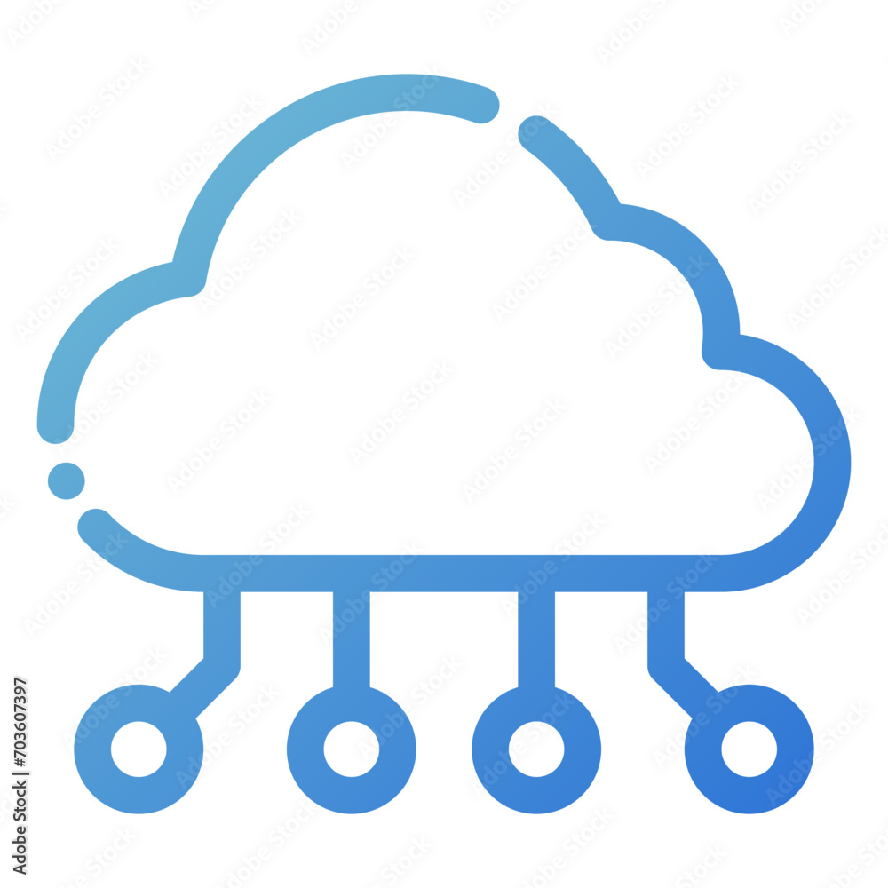 cloud computing icon cloud computing icon