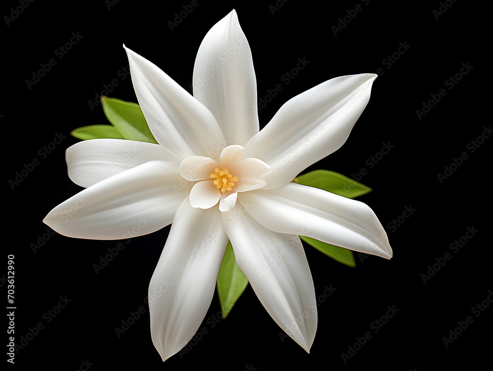 Jesmine flower in studio background, single jesmine flower, Beautiful flower images Jesmine flower in studio background, single jesmine flower, Beautiful flower images