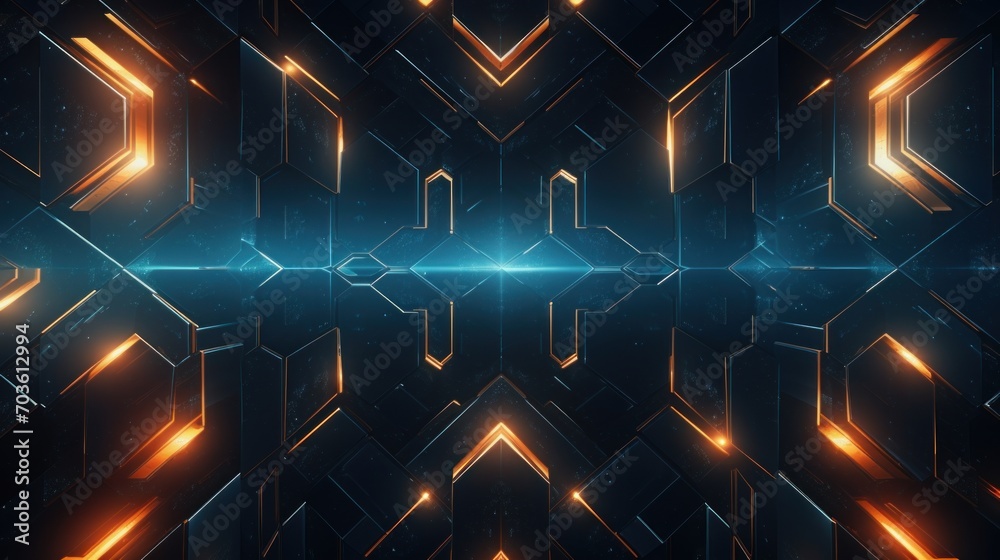 Obraz premium Scifi Pattern Texture Background Wallpaper
