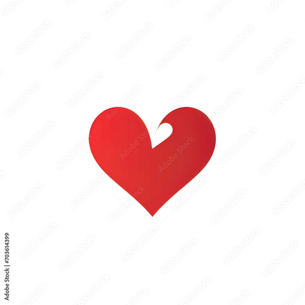 Heart in Red Heart in Red