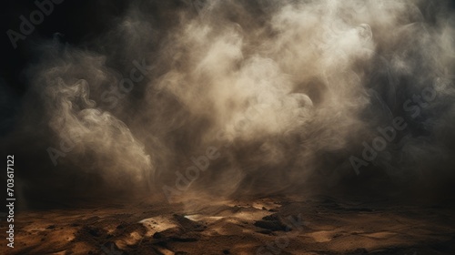  Smoke and dust on the floor background wallpaper