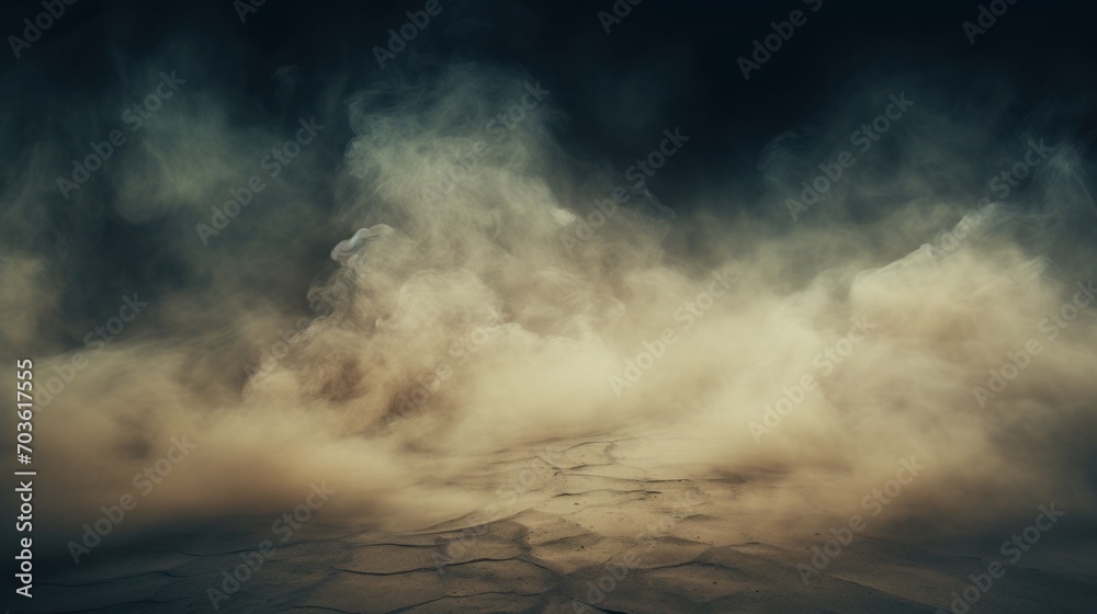 Smoke and dust on the floor, background, wallpaper Smoke and dust on the floor, background, wallpaper