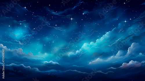 sky background with many stars, sky full of stars