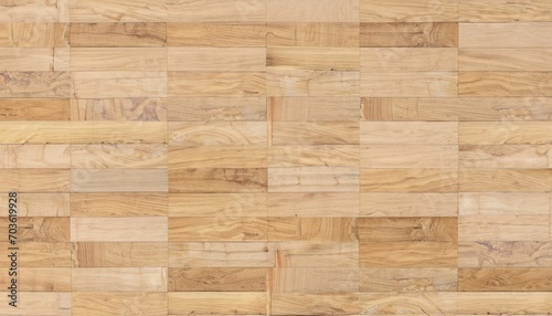 Seamless Oak laminate parquet floor texture background © ROKA Creative