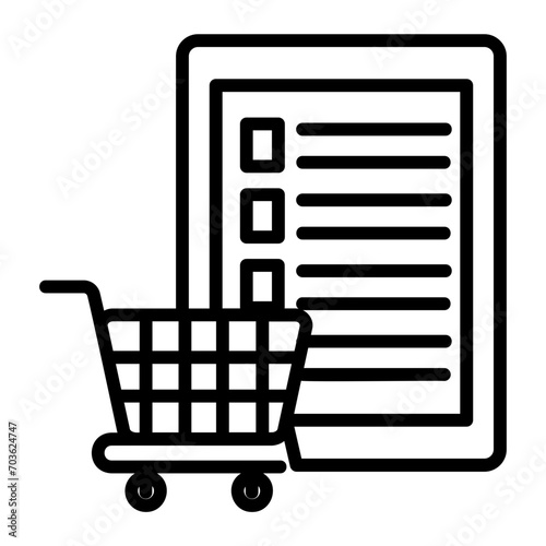 shopping list icon
