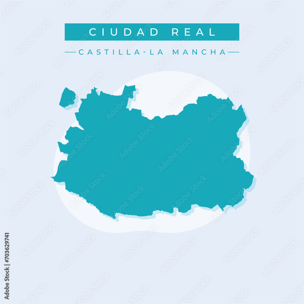 Vector illustration vector of Ciudad Real map Spain Vector illustration vector of Ciudad Real map Spain