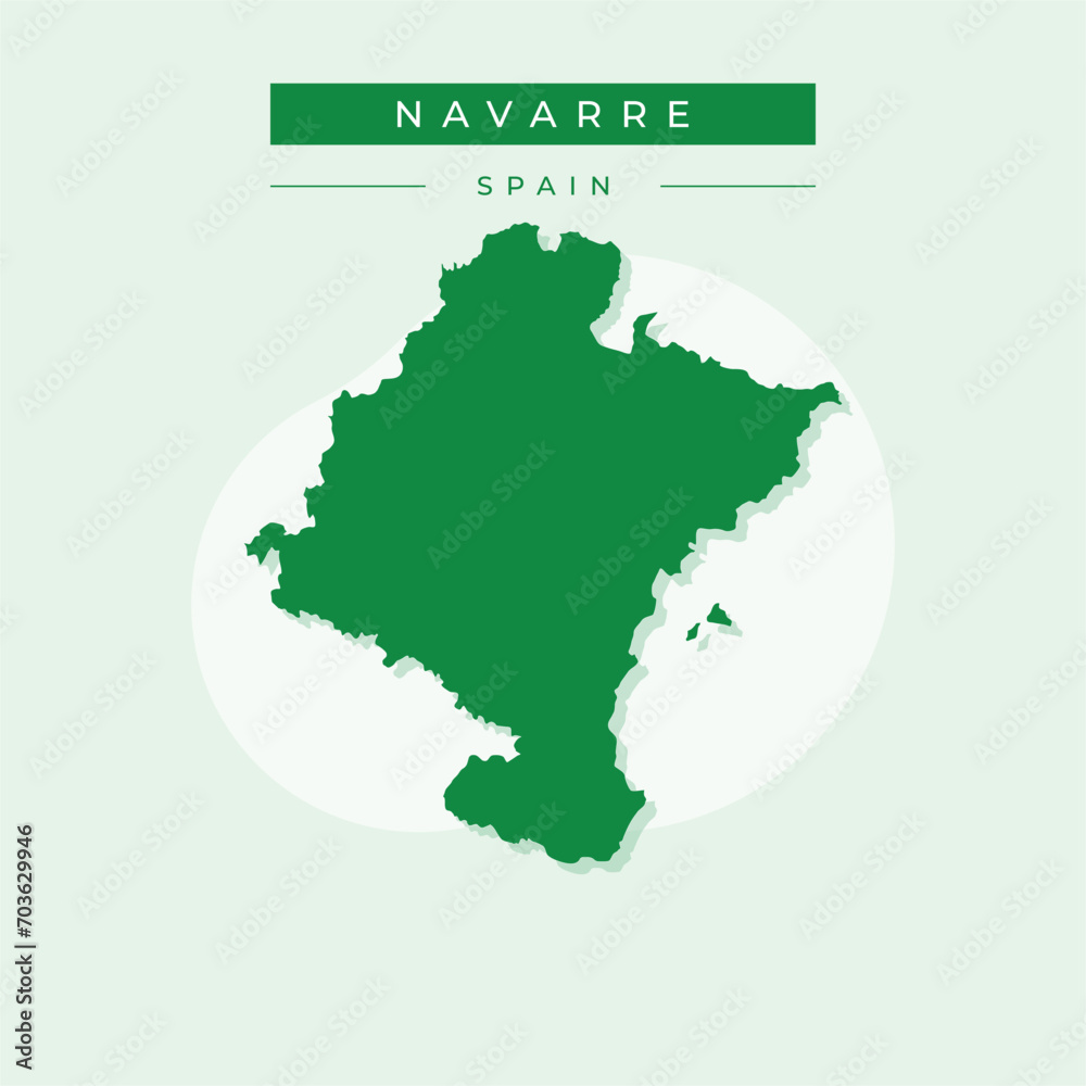 Vector illustration vector of Navarre map Spain Vector illustration vector of Navarre map Spain