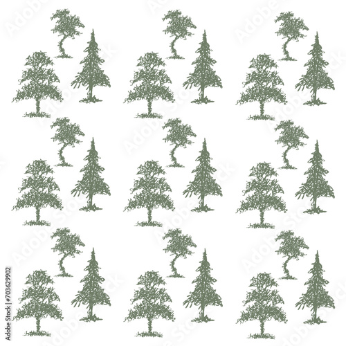 Tree background texture ,textile pattern design
