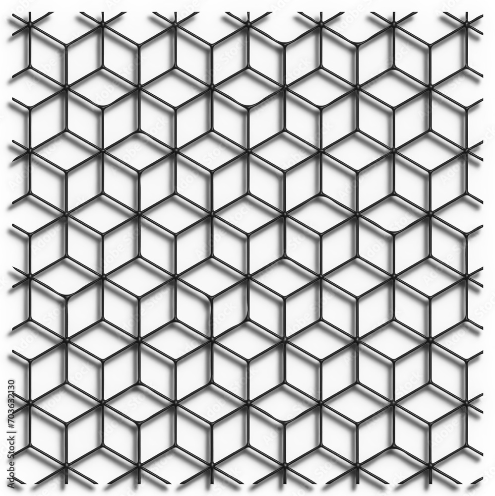 3D seamless geometric pattern 3D seamless geometric pattern